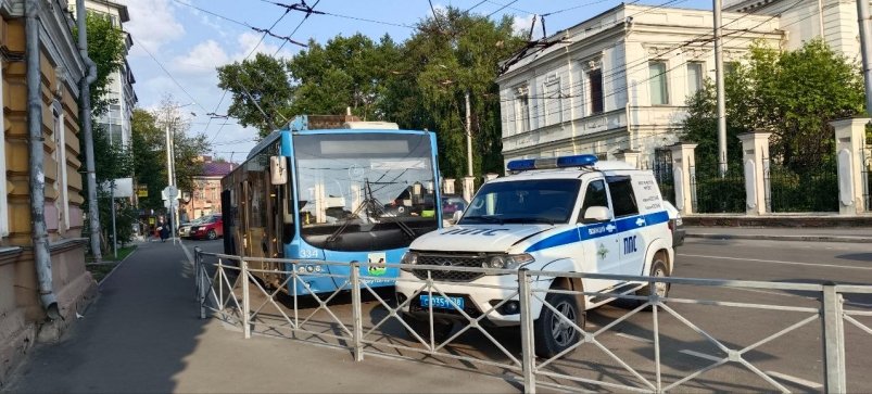 Инцидент с пассажиром троллейбуса произошел в Иркутске