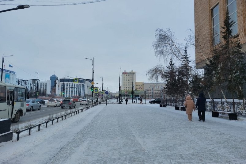 Теплую и снежную погоду прогнозируют синоптики в Якутске