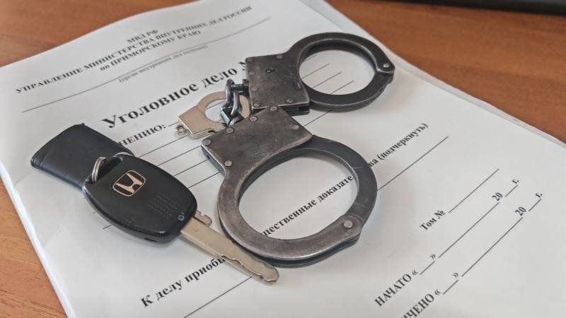Житель Уссурийска похитил машину друга и уехал в Хабаровск пресс-служба УМВД России по Приморскому краю