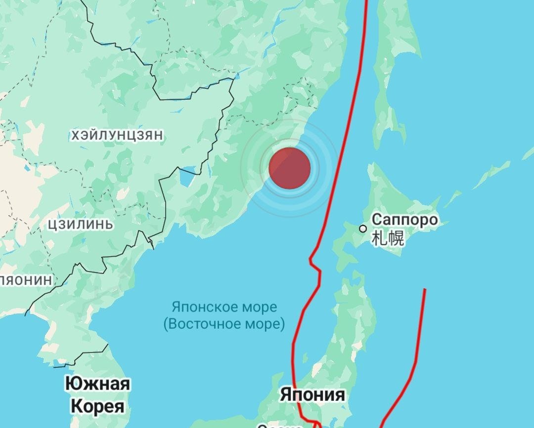 Землетрясение магнитудой 5.0 произошло у побережья Тернейского района Телеграм-канал (16+) &quotМаглипогода&quot