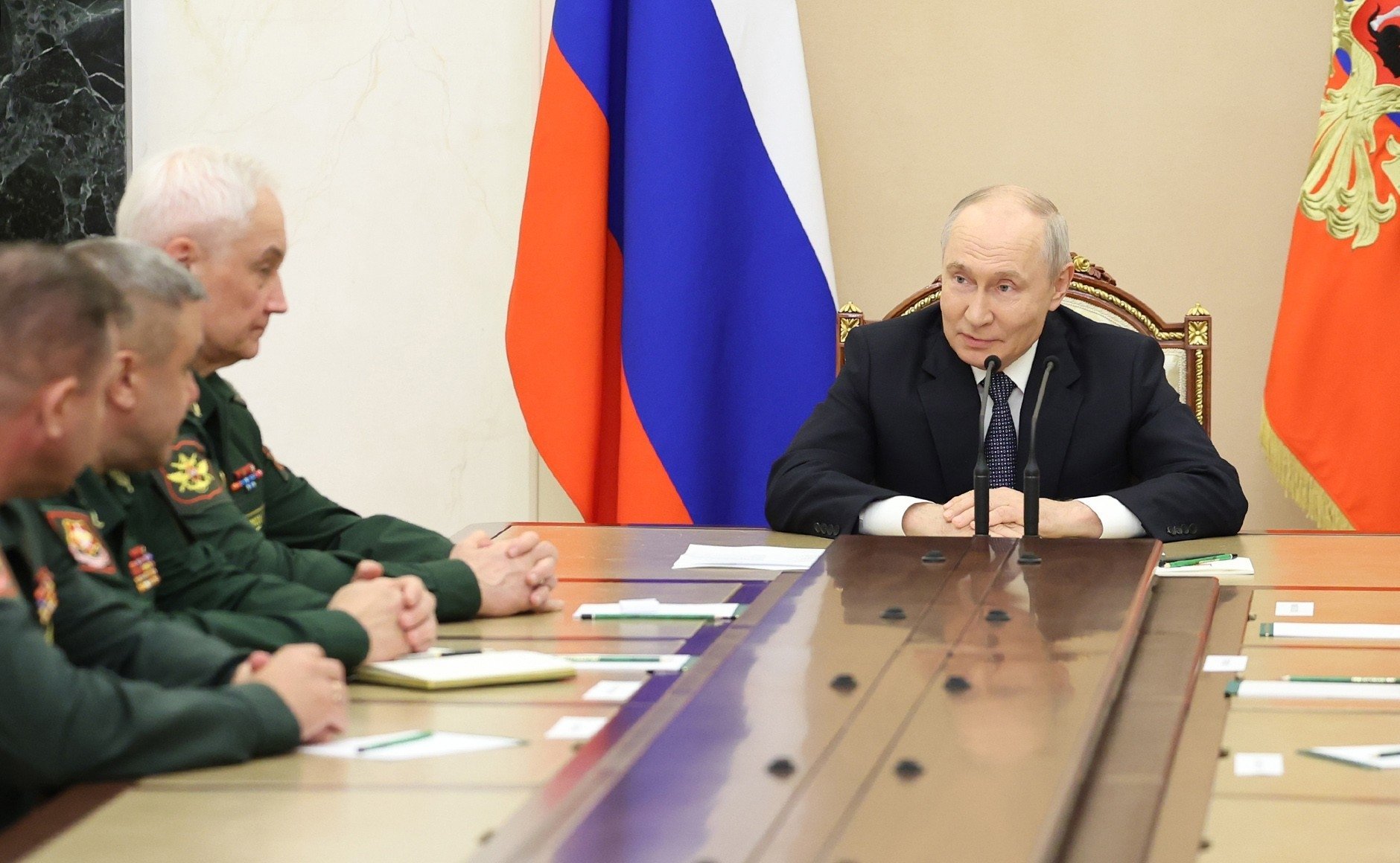 Встреча с руководством Министерства обороны Kremlin.ru