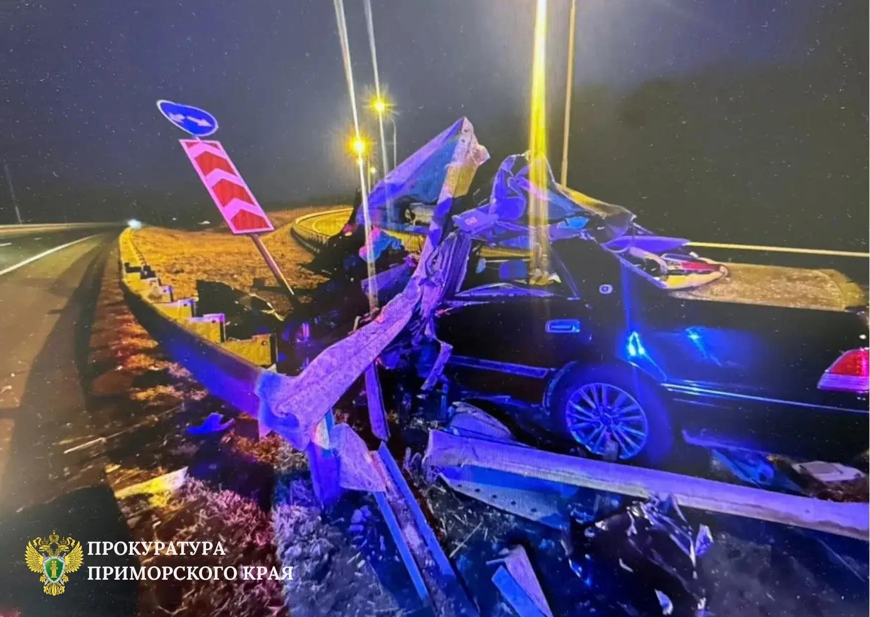 Пьяный водитель Toyota Crown погубил пассажира на трассе в Уссурийске пресс-служба прокуратуры Приморья.