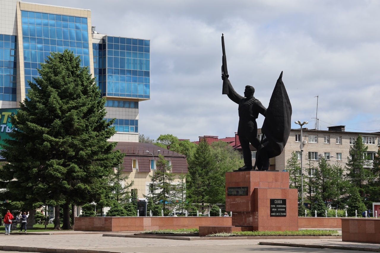 Центральная площадь Уссурийска Александр Шепырев, ИА UssurMedia