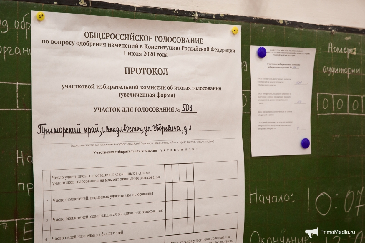 Судьбоносный выбор: как Приморье голосовало по поправкам в Конституцию  (трансляция)